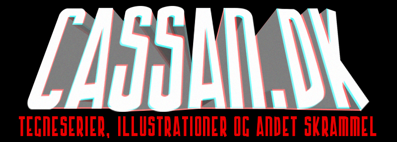 tegneserier- og illustration titel